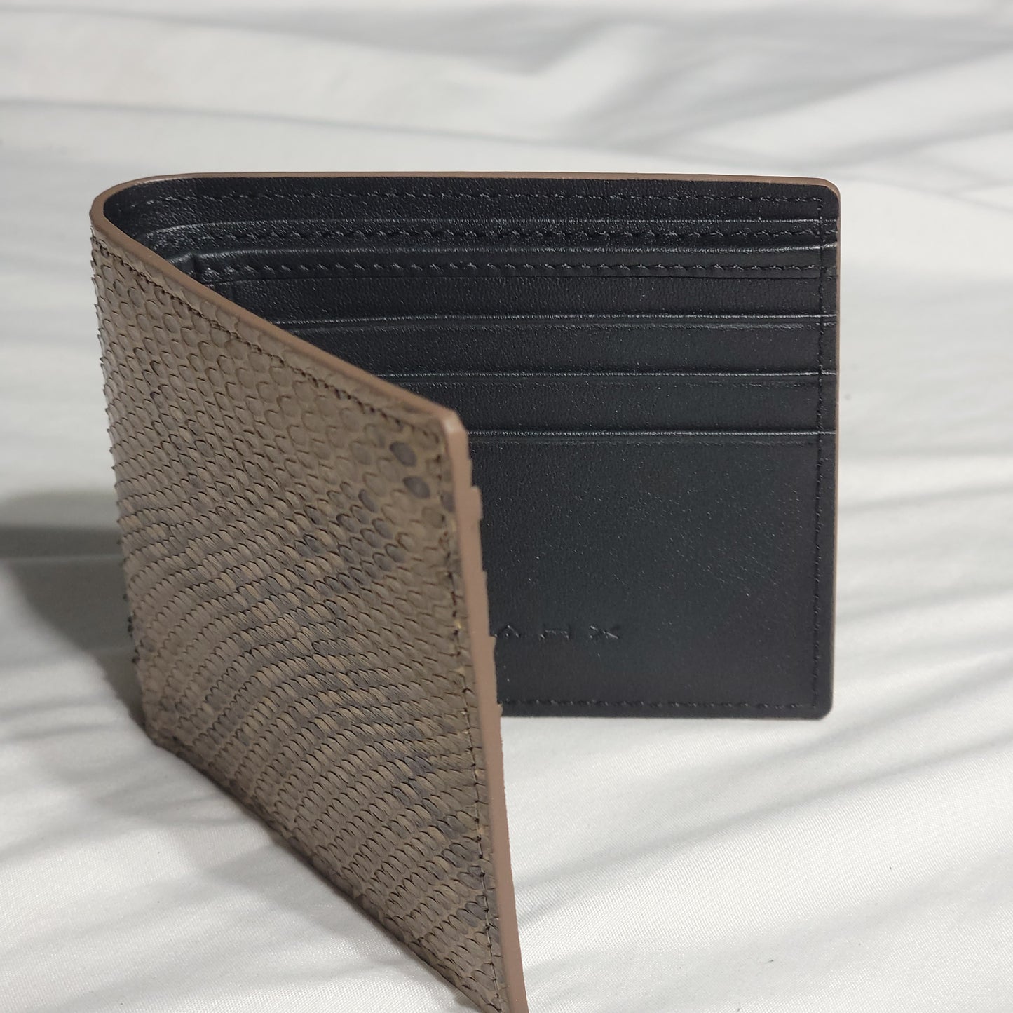 Exotic Python Leather Wallet Luxurious style