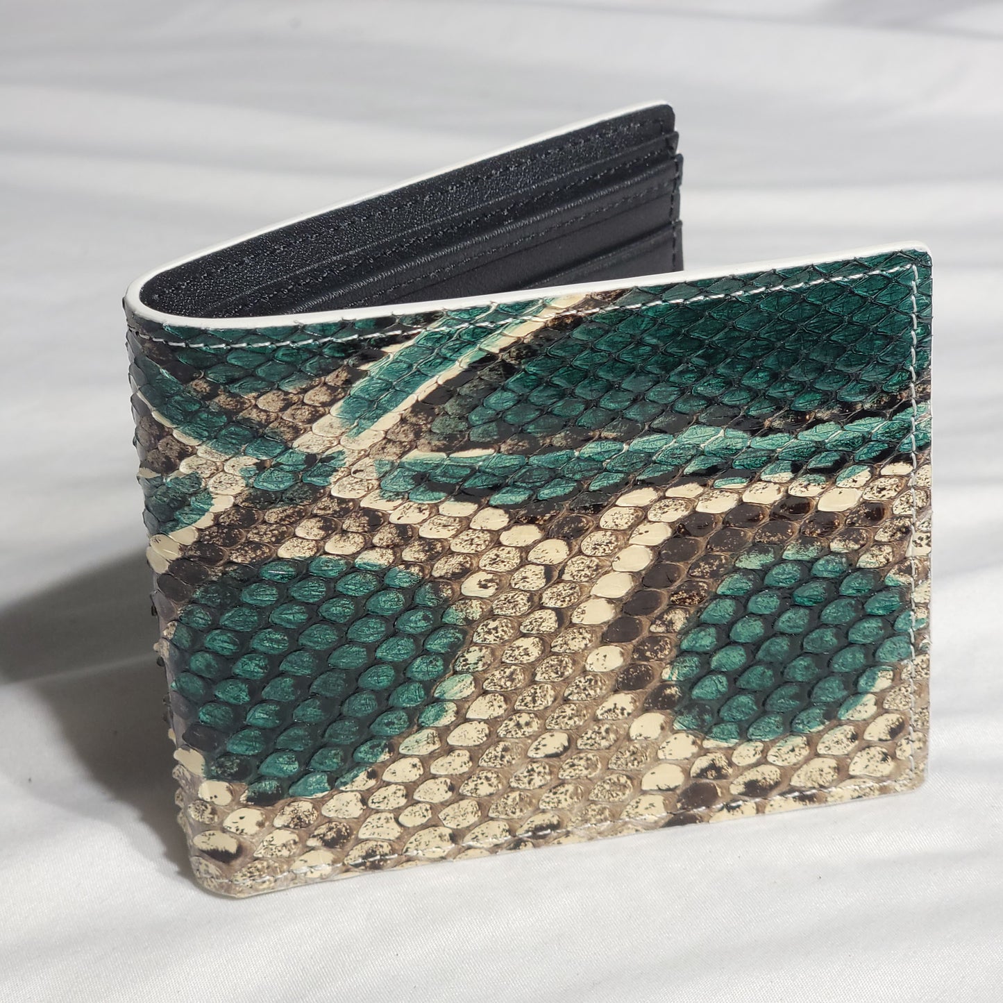 Exotic Python Leather Wallet Luxurious style