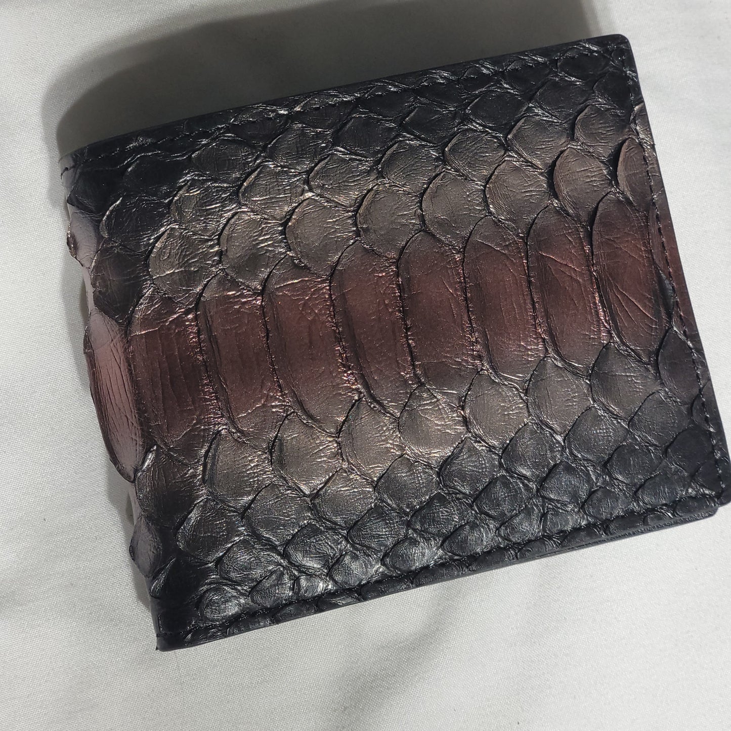 Exotic Python Leather Wallet Luxurious style